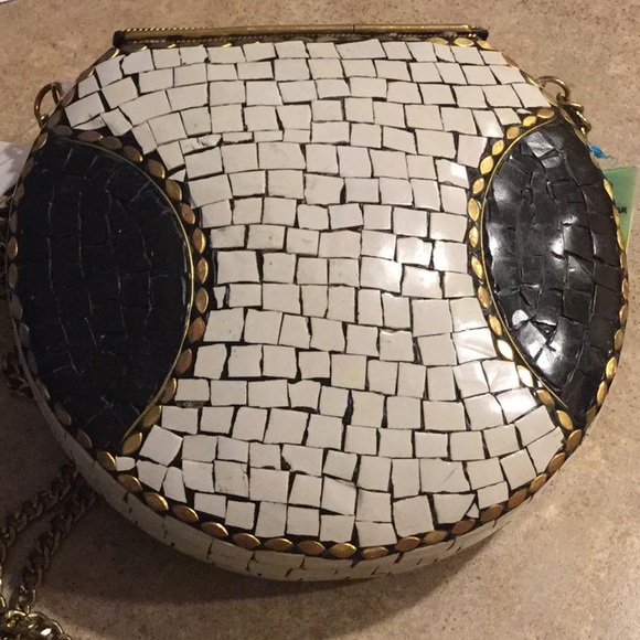 Sam Beatrice Iron Embellished Mini Crossbody Bag - Picture 5 of 7